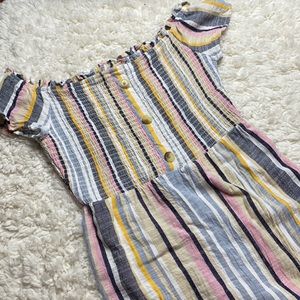 Primark Kids Jumpsuit Colorful Linen Material BT13